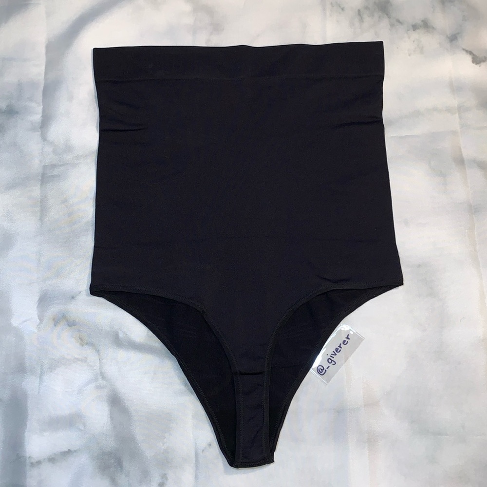NWOT Large High Waist Thong Shaper Black Secret Possesions